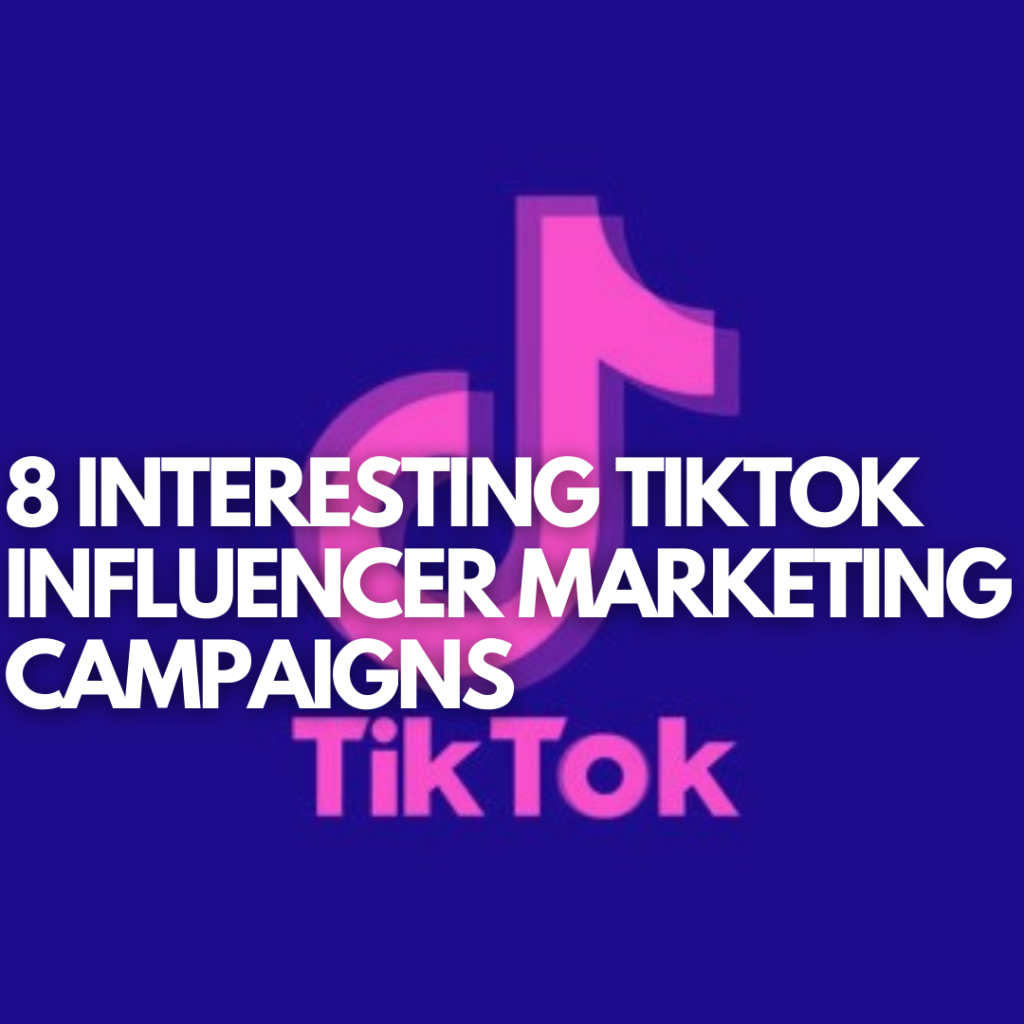 8 Interesting Influencer Marketing Campaigns On Tiktok