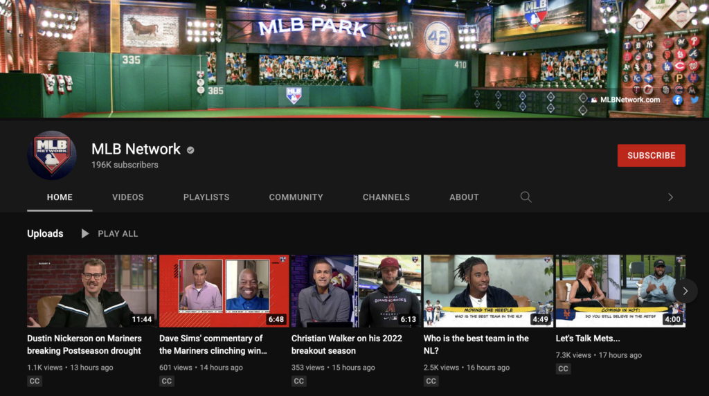 12 Top MLB YouTube Channels to Follow