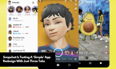 Snapchat Is Testing A ‘Simple’ App Redesign With Just Three Tabs