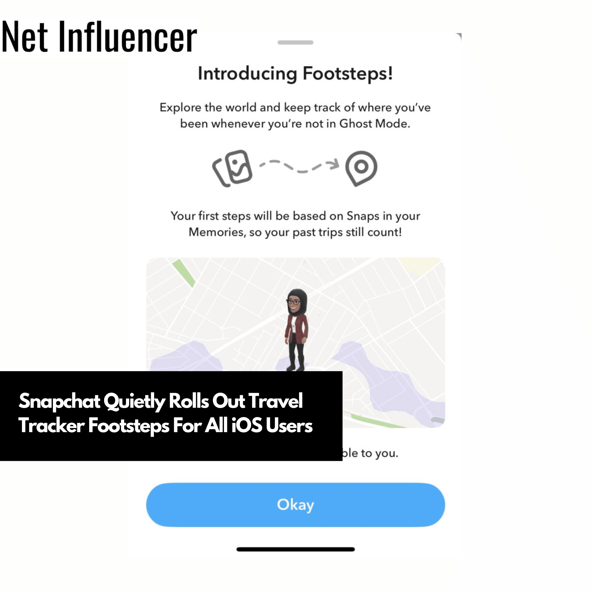 Snapchat Quietly Rolls Out Travel Tracker Footsteps For All iOS Users