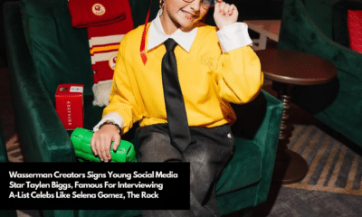 Wasserman Creators Signs Young Social Media Star Taylen Biggs, Famous For Interviewing A-List Celebs Like Selena Gomez, The Rock