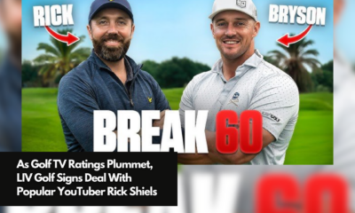 As Golf TV Ratings Plummet, LIV Golf Signs Deal With Popular YouTuber Rick Shiels