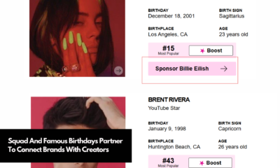 Squad And Famous Birthdays Partner To Connect Brands With Creators