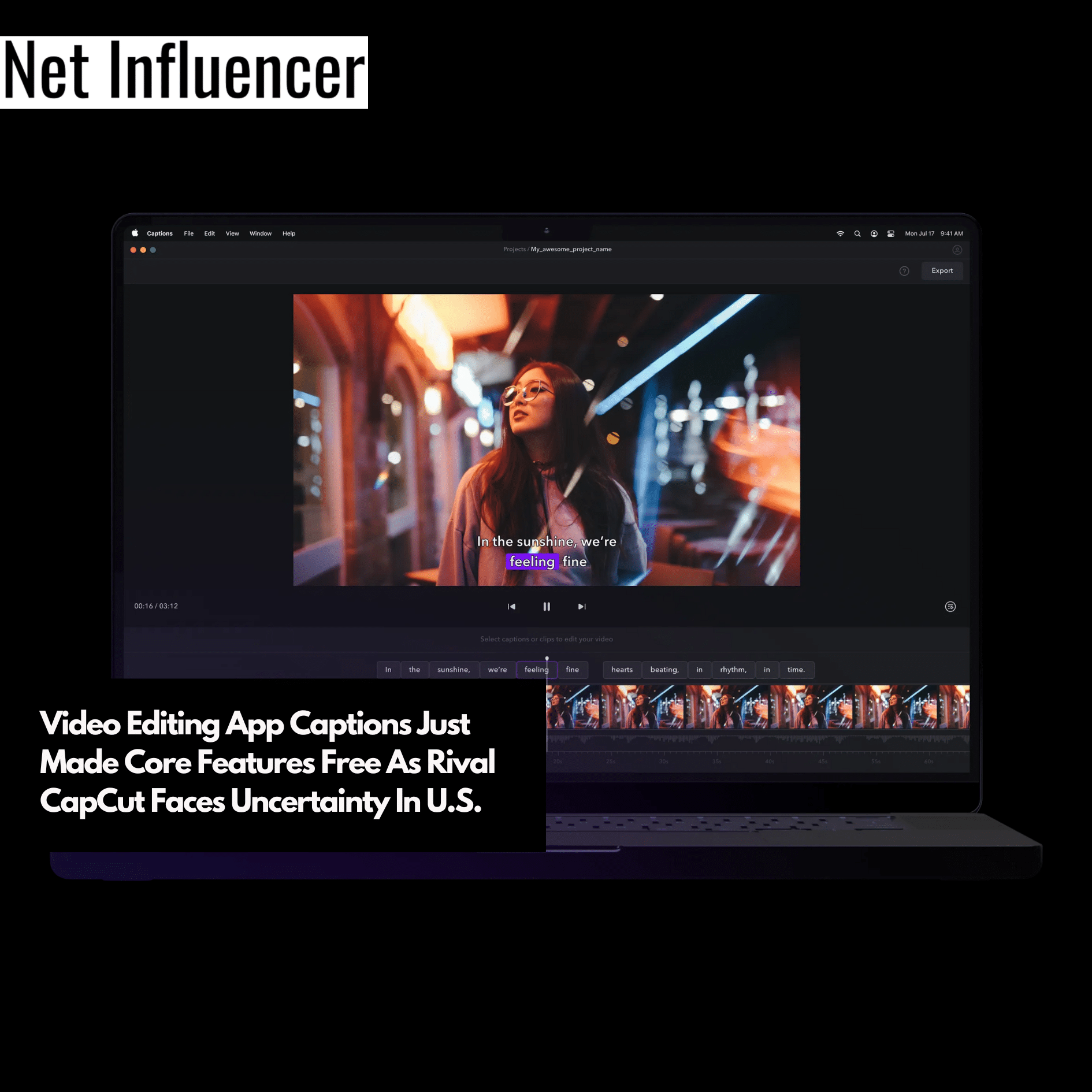 Video Editing App Captions Just Made Core Features Free As Rival CapCut Faces Uncertainty In U.S.