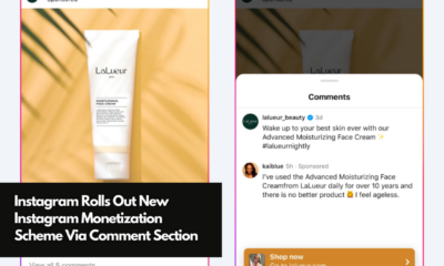 Instagram Rolls Out New Instagram Monetization Scheme Via Comment Section